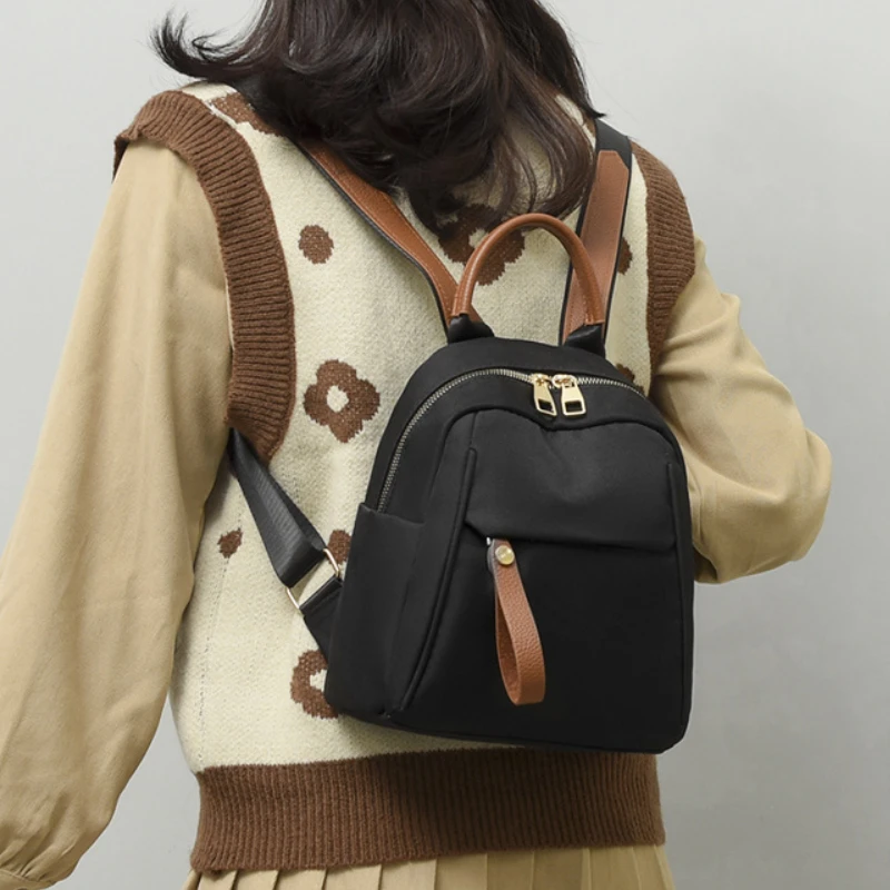 Oxford Cloth Large Capacity Backpack Woman 2024 New Girl Schoolbag Fashion Travel Bag Wholesale
