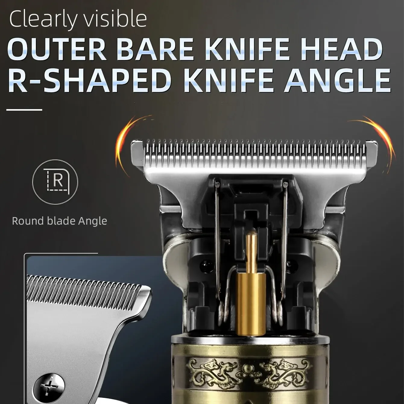 T9 Cordless Electric Hairber Shaver Hair Trimer Home Appliances Travel Barber Razors Shaving Machine for Men Trimmer Man 3