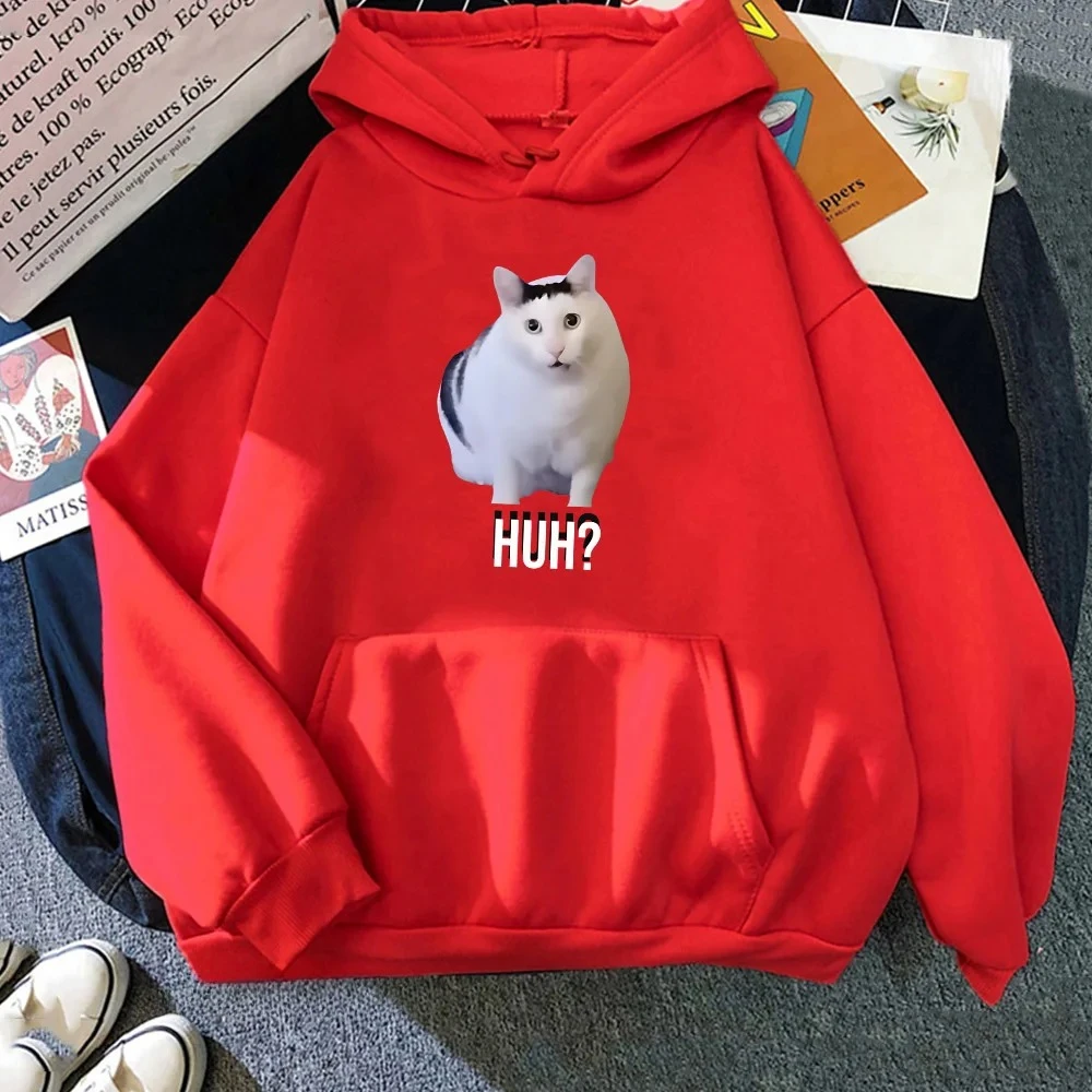 Meme Cats Herren-Kapuzenpullover mit langen Ärmeln, Pop Funko-Grafikdruck, bequemer, lässiger Kapuzenpullover – Detail 9