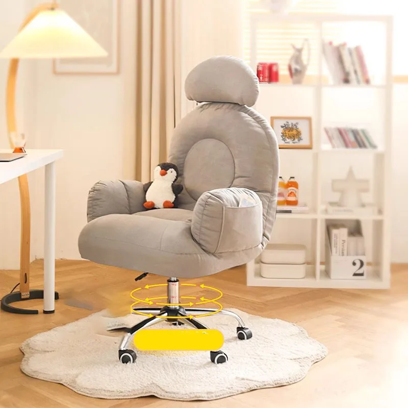 

Luxury Upholstered gaming chairs Kids Handle Nordic Portable Recliner Relaxing Design Litoilet Furniture Makeup Home Furniture