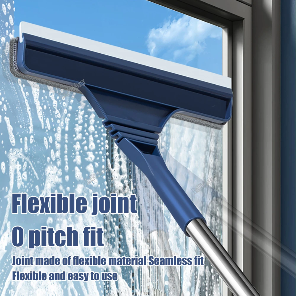 2-in-1 Squeegee For Window Cleaning, Wide Window Cleaning Squeegee