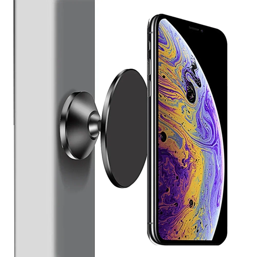 Dual Magnetic Gym Phone Holder for Magsafe Double-sided Magnet Metal Phone Stand Universal GPS Mobile Phone Mount for iPhone