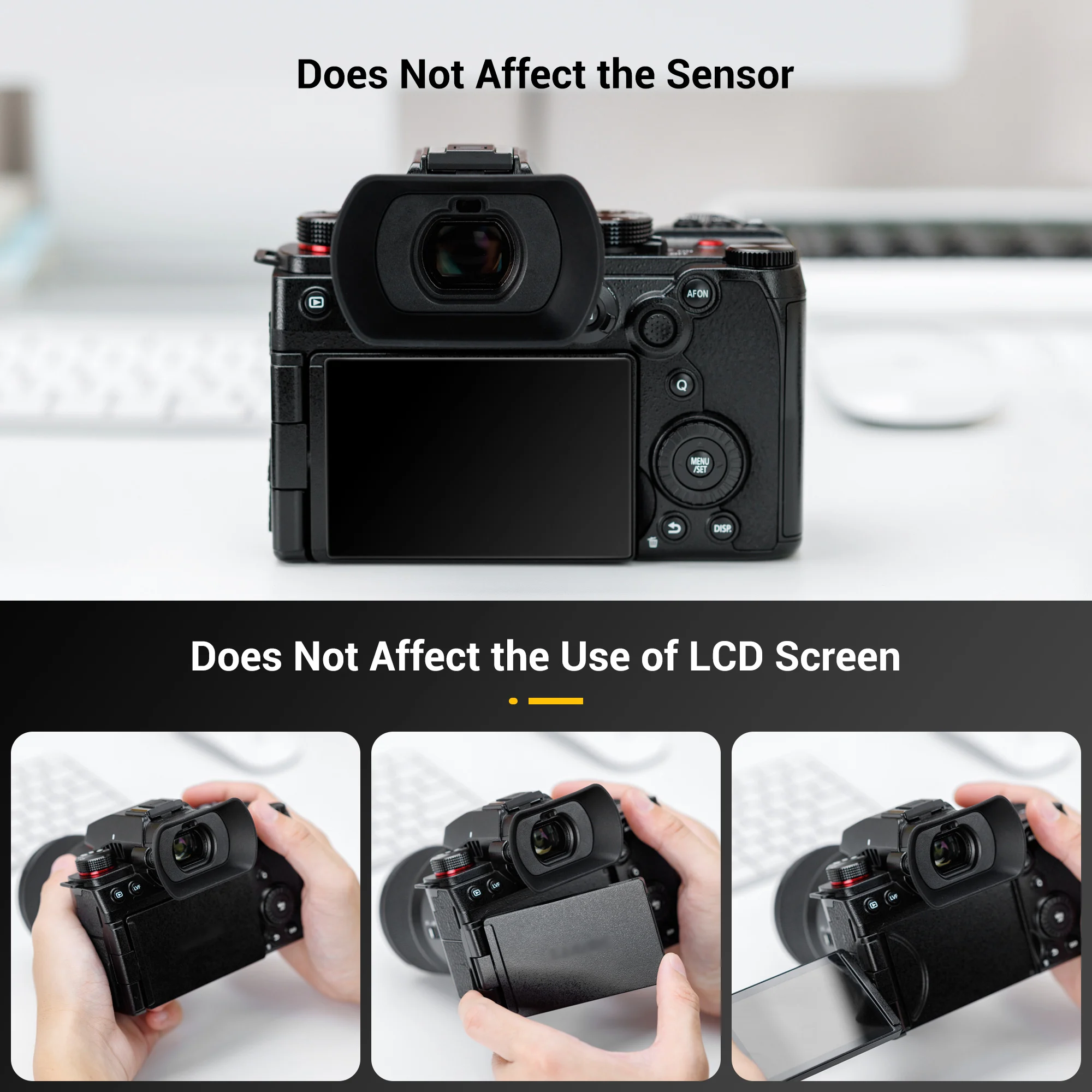 Description Picture 6 of itemKIWI Soft Eyecup Eyepiece Viewfinder Eye Cup for Panasonic Lumix S5/S5 II / S5 IIX Eyecup Camera Extended Eyeshade Protector