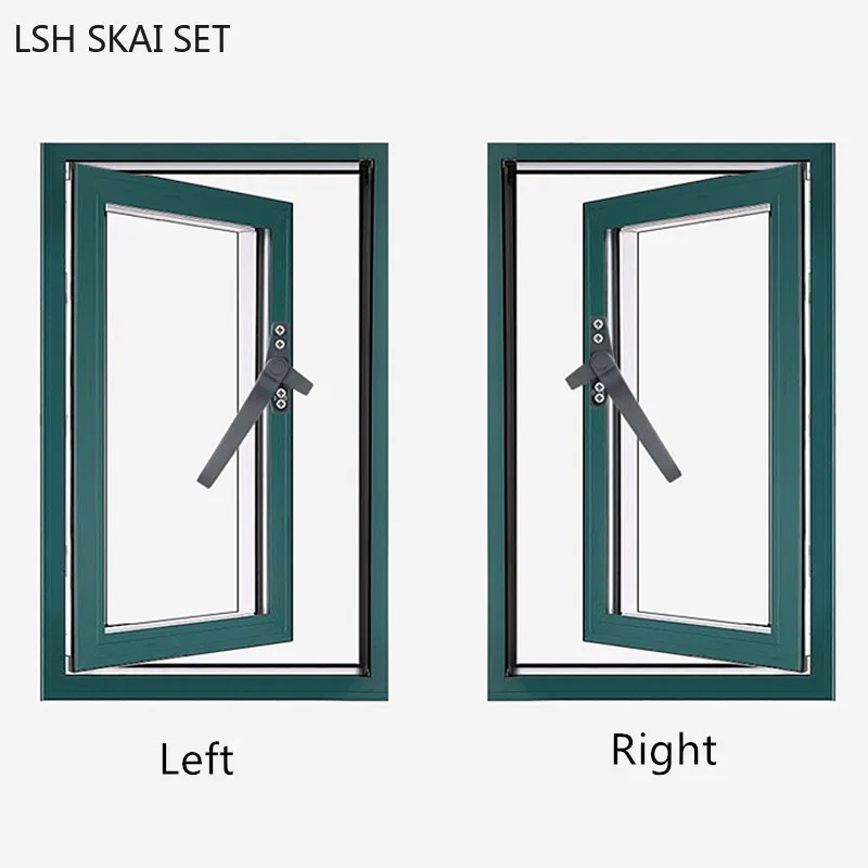 1Pc Thickened Window Handle Lock Home Hardware Zinc Alloy Lever Turning Casement Handles Household Accessories Window Latch