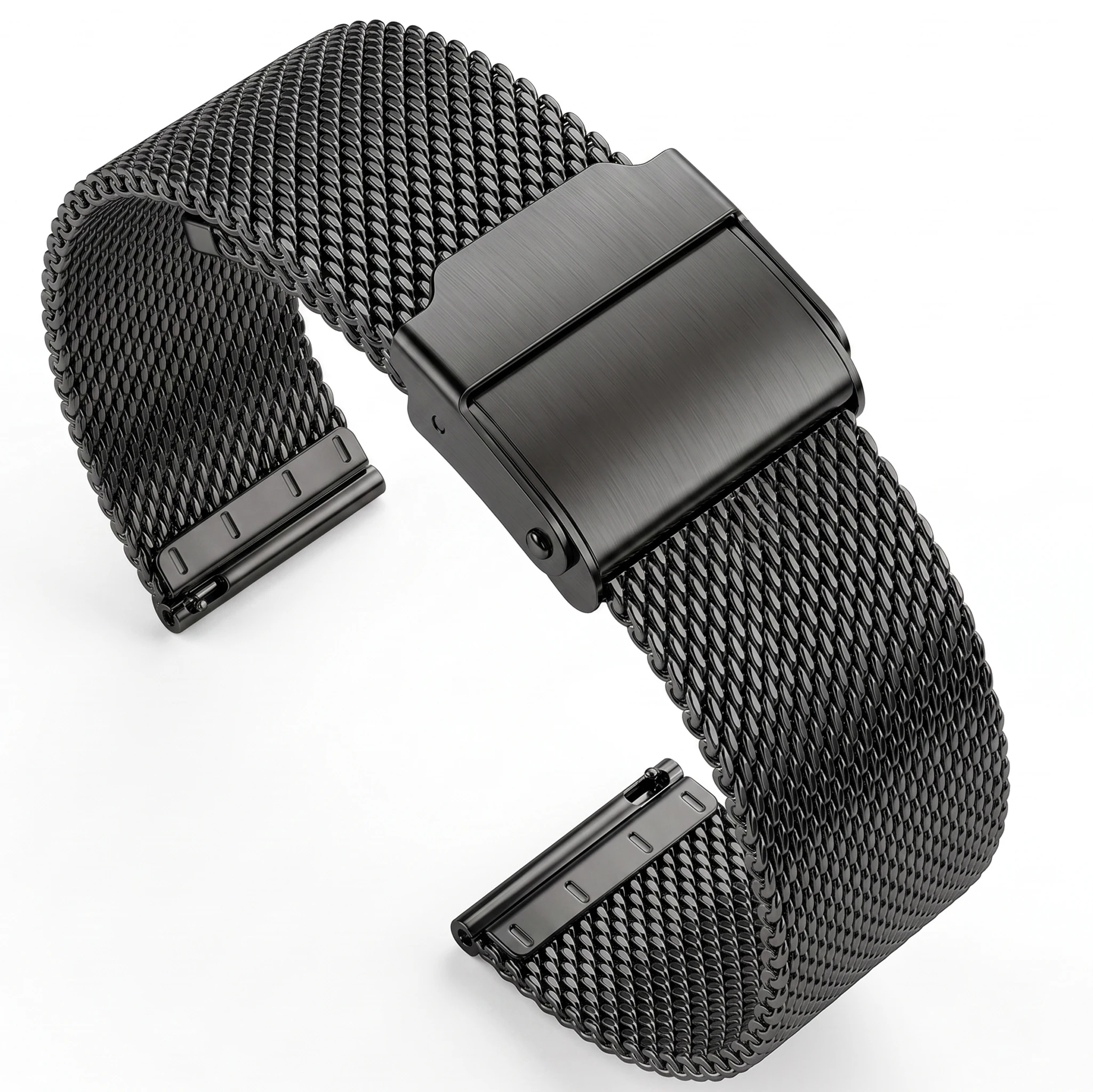 Elegant Stainless Steel Milanese Loop Watch Band – Quick Release Mesh Strap Bracelet
