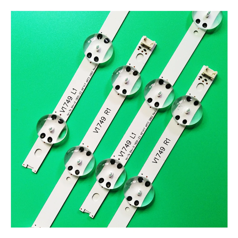 

New Band Set 4pcs/Lot for LG 49UV340C 49UJ65 49UJ670V 49 V17 ART3 2862 2863 6916L-2862A 6916L-2863A V1749L1 V1749R1, Novelty