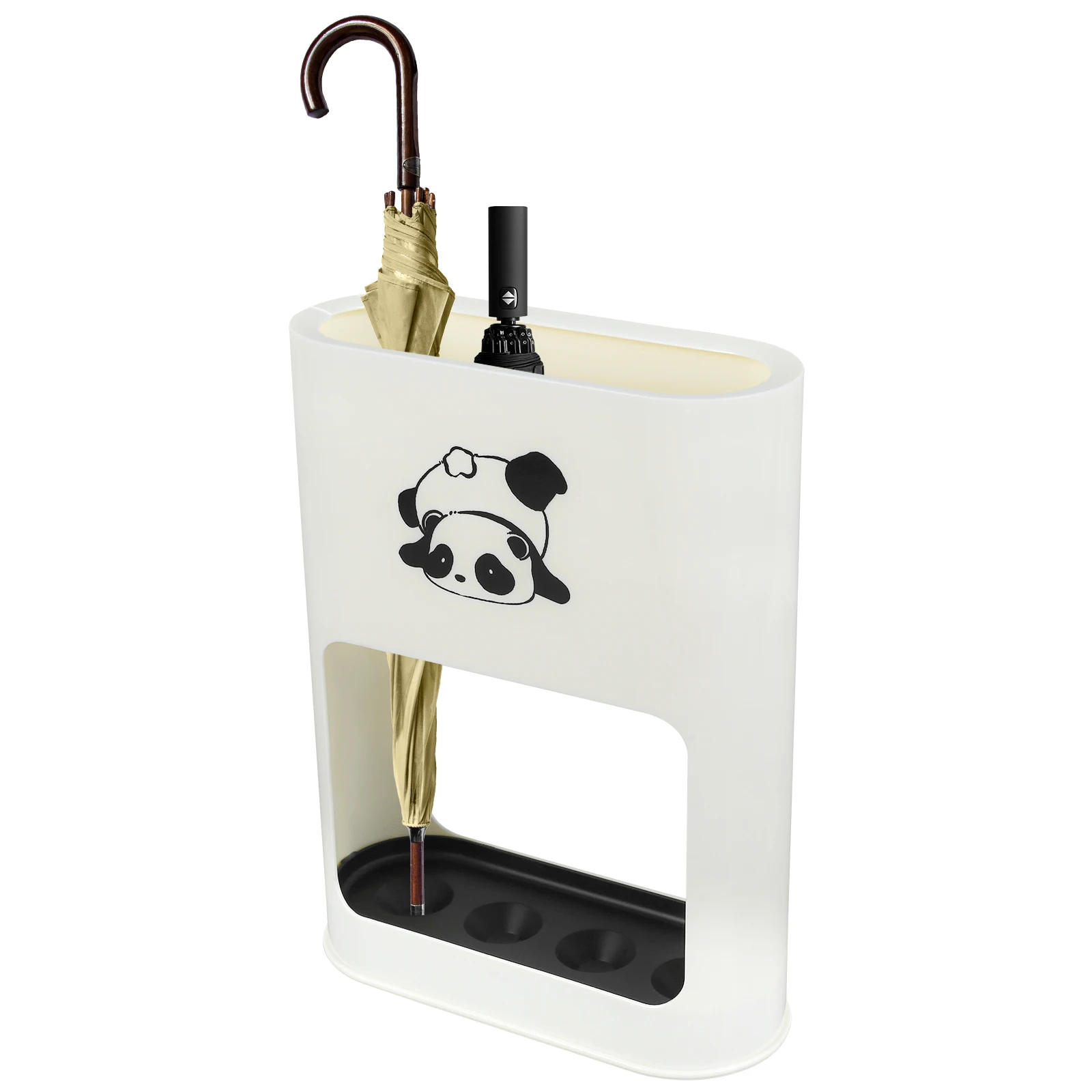 ABS Umbrella Stand Holder with Removable Drip Tray for Indoor Storage