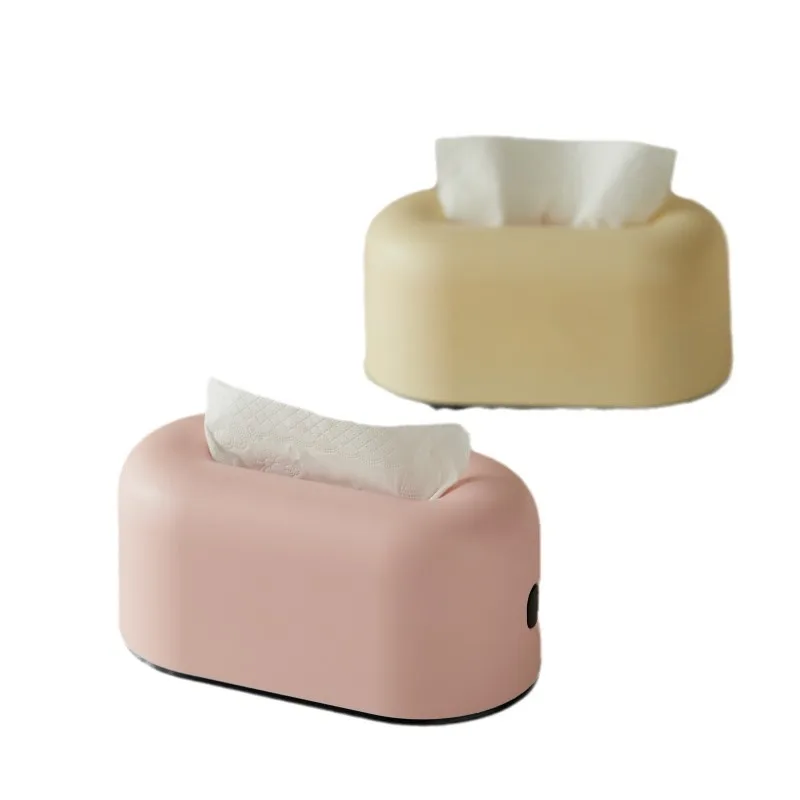 Cream Creative Tissue Box Cross-border Home Living Room Desktop Coffee Table Tissue Paper Storage Box Car Holder