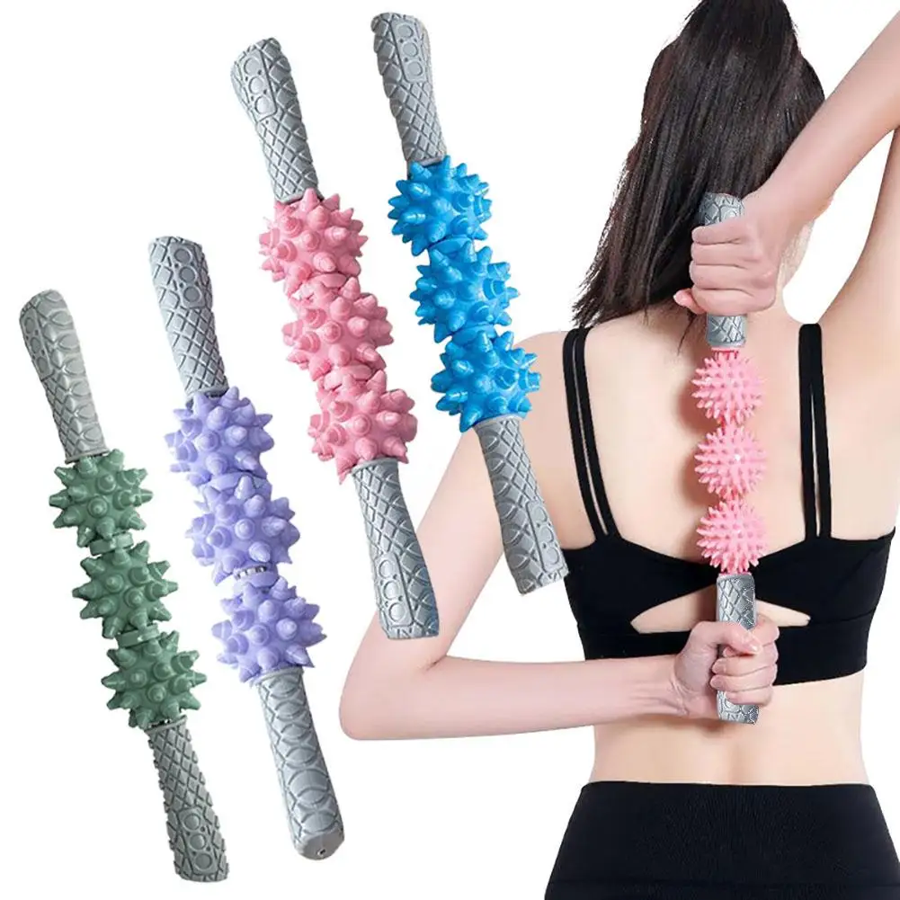 Fascia Muscle Roller Cellulite Massager Deep Tissue Gym Fitness Yoga Massage Stick Tools For Neck Leg Back Body