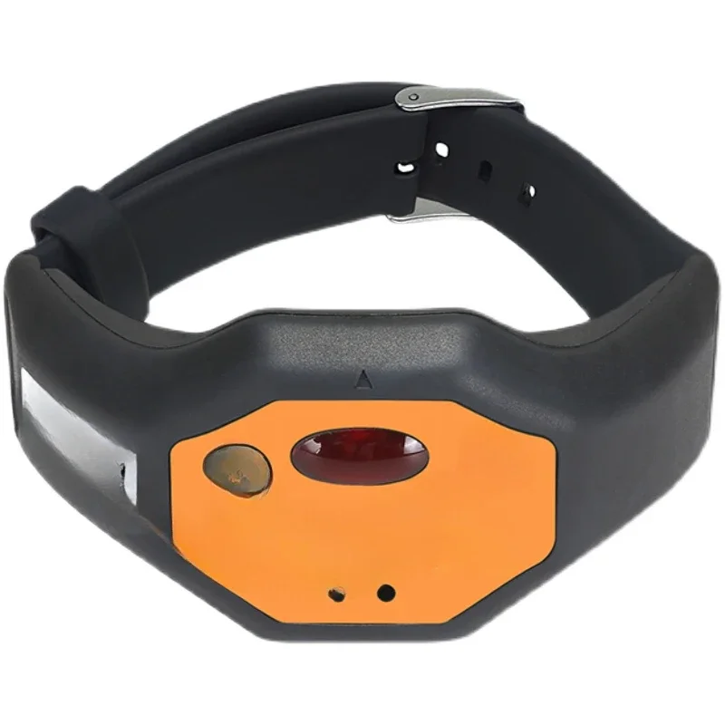Wrist near current high and low voltage acousto-optic electroscope