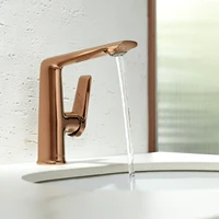 AITANA Luxury Chromium Brass Bathroom Faucet with Simple Design