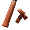 2/4/10pcs NEW ZARSIA PU leather Sweatband Tennis Racket grip Thick Brown red Leather Handle Grip for tennis racket 3