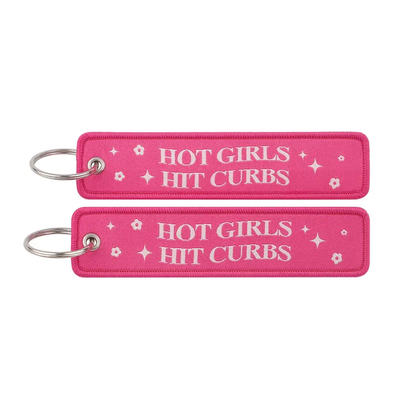 1pcs Computer Pop-up Window Quotes Embroidered Keys Tag Keychains For Motorcycles Backpack Fashion Key Ring Accessories Gifts - Image 99