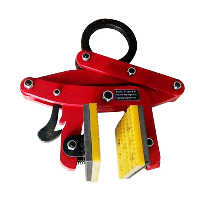 Marble Stone Glass Vertical Lifting Clamp 320KG 2-6CM Opening Size lifting tool
