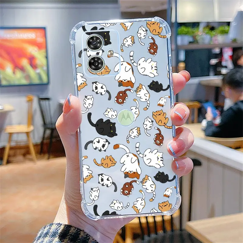 Cartoon Animals Transparent Phone Case Cover