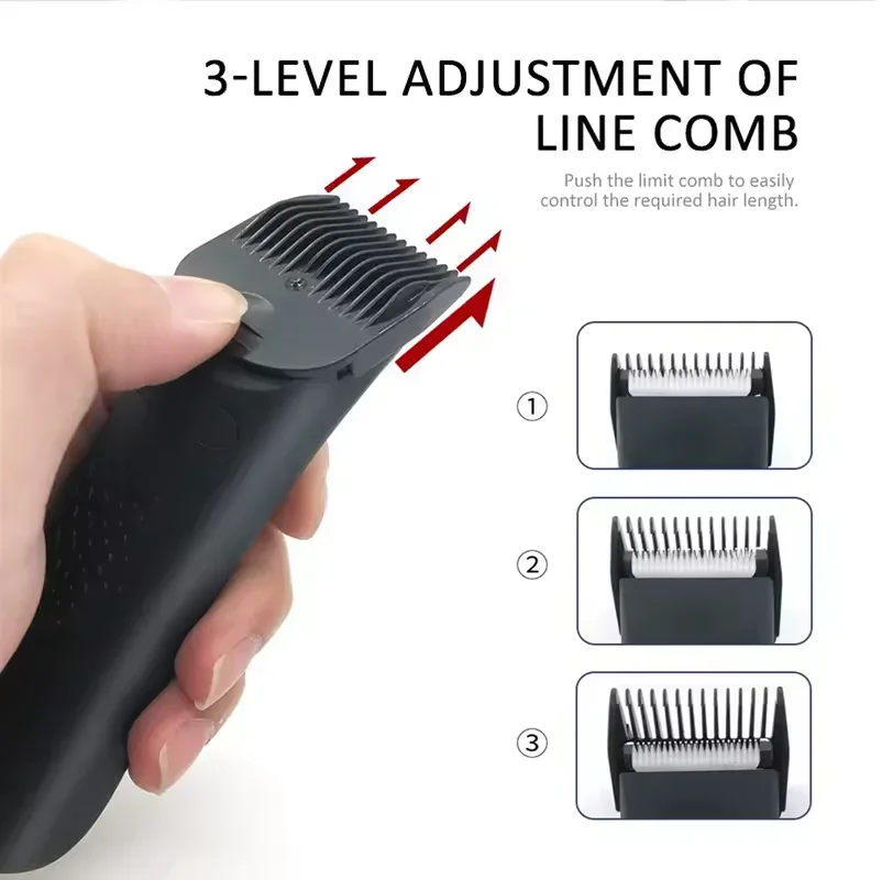 Groin Hair Trimmer - Electric Trimmer for Men Waterproof Ball Ceramic Blade Trimmer for Pubic/Body/Groin Grooming 5
