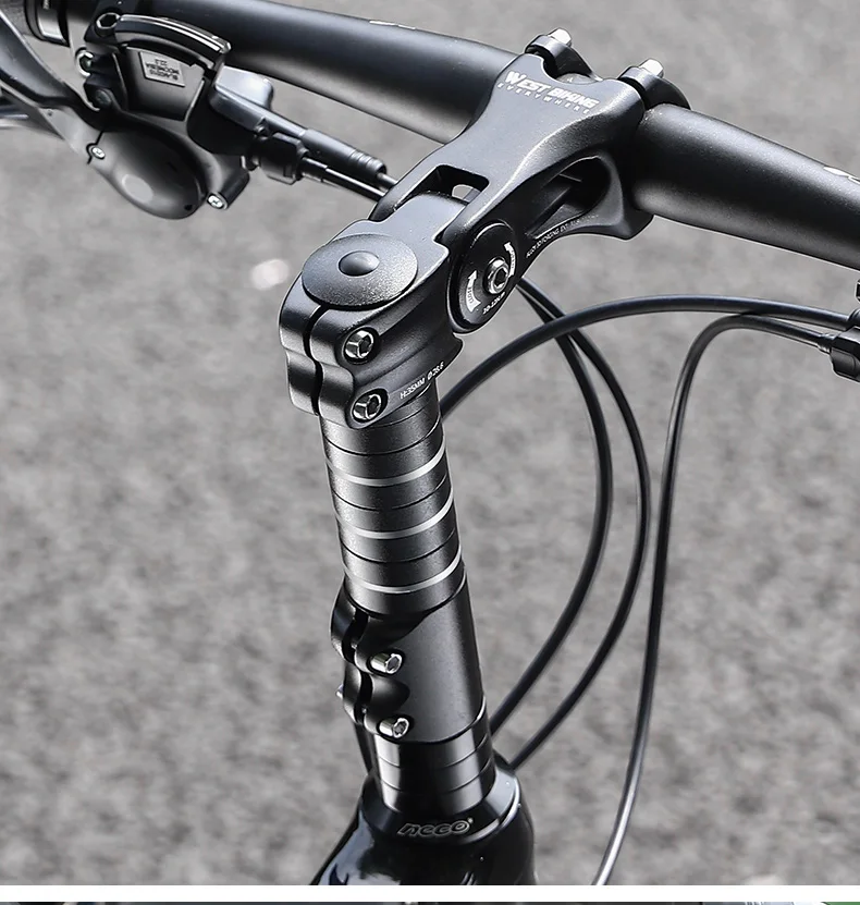 WEST BIKING Fahrrad Vorbau Gabel Fahrrad Lenker Riser Leichte Fahrrad Einstellbare Vorbau Booster MTB Power Berg Radfahren Teile – Detail 14