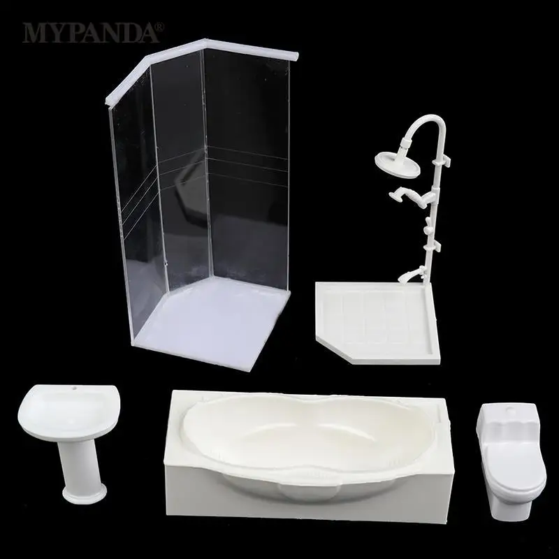 Puppenhaus-Badezimmer-Set 18-teilig – Mini-Badewanne, WC, Waschbecken & Zubehör Für Puppenhäuser