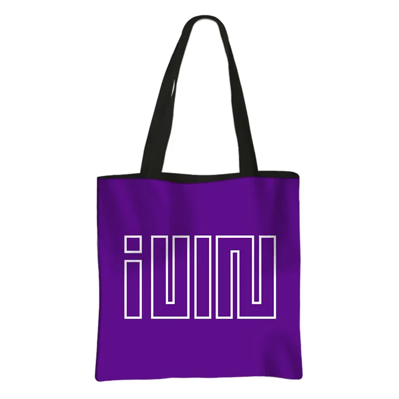 Kpop (G)I-DLE Tote Bag Alblum I Feel Women Handbag Queencard Shoulder Bag Soyeon/YUQI/MIYEON/Minnie /Shuhua Reusable Shopper Bag 6