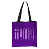 Kpop (G)I-DLE Tote Bag Alblum I Feel Women Handbag Queencard Shoulder Bag Soyeon/YUQI/MIYEON/Minnie /Shuhua Reusable Shopper Bag 6