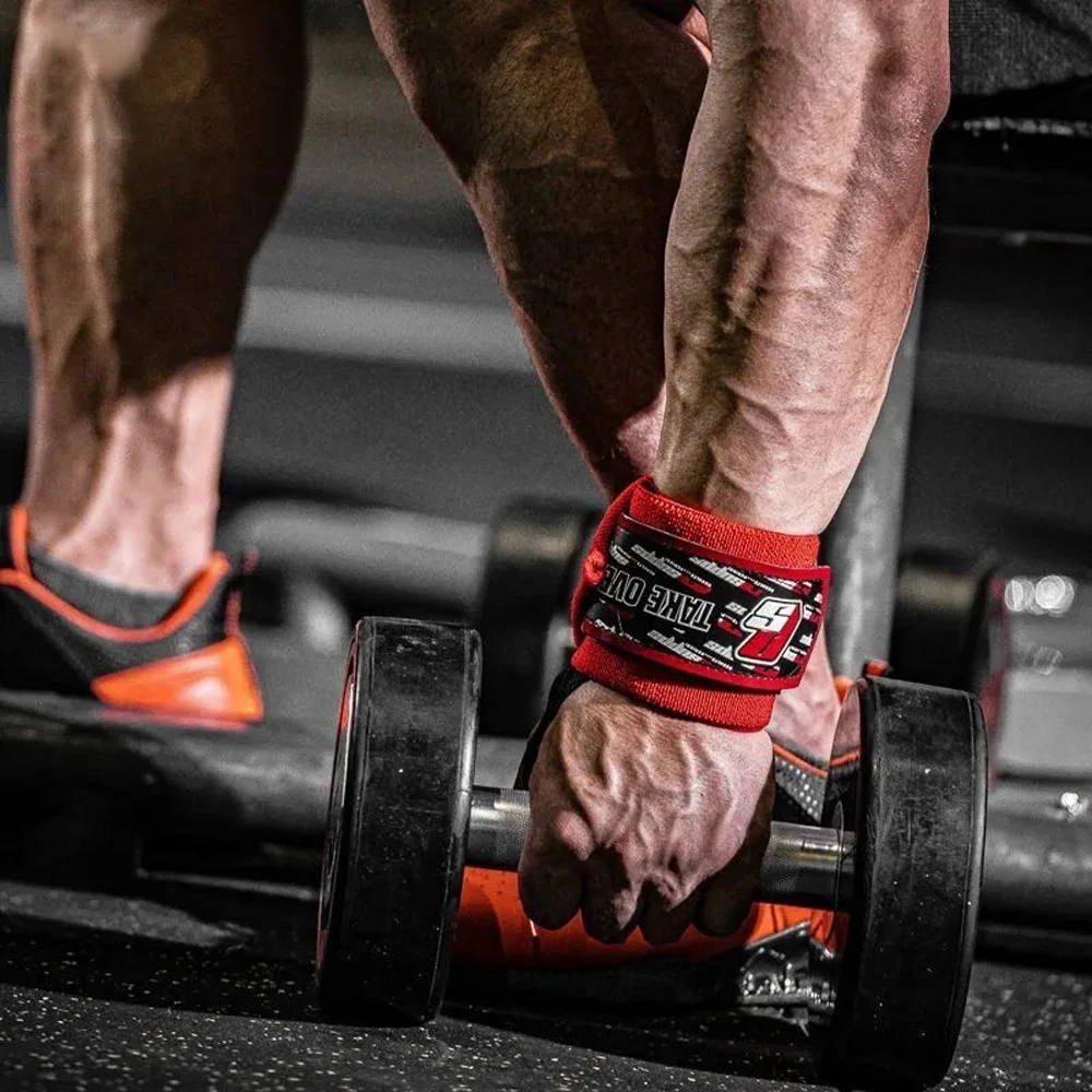 1Pair PROSUPPS III Exquisite Breathable Wristbands Wrist Brace Support Band Gym Fitness Sport Bracers Grip Strap All for Gym