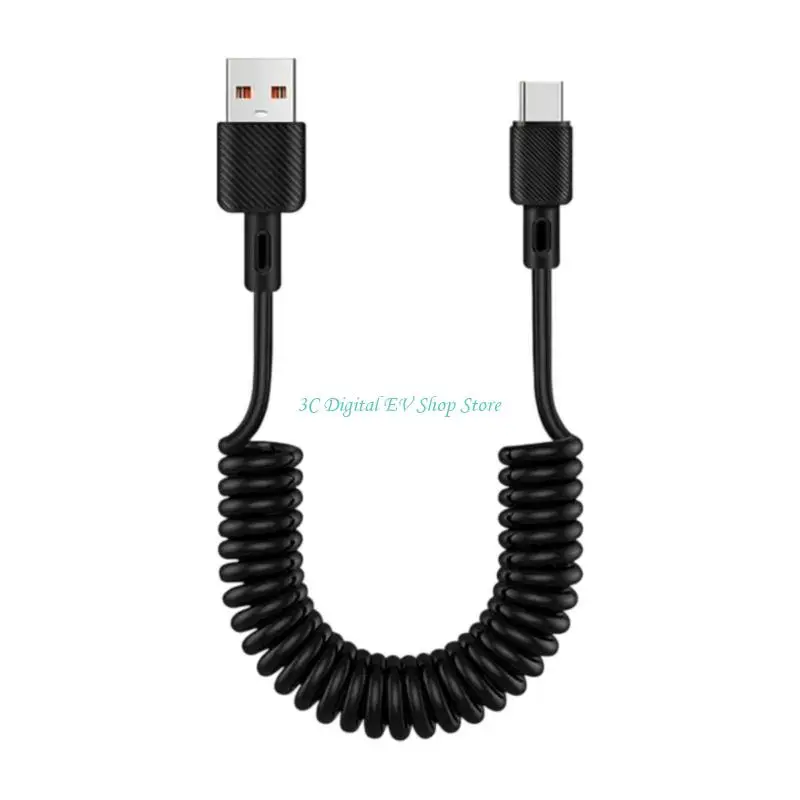 E74D Erweiterbares USB-auf-Typ-C-Kabel. Genießen Sie sicheres und Datensynchronisierung – Detail 9