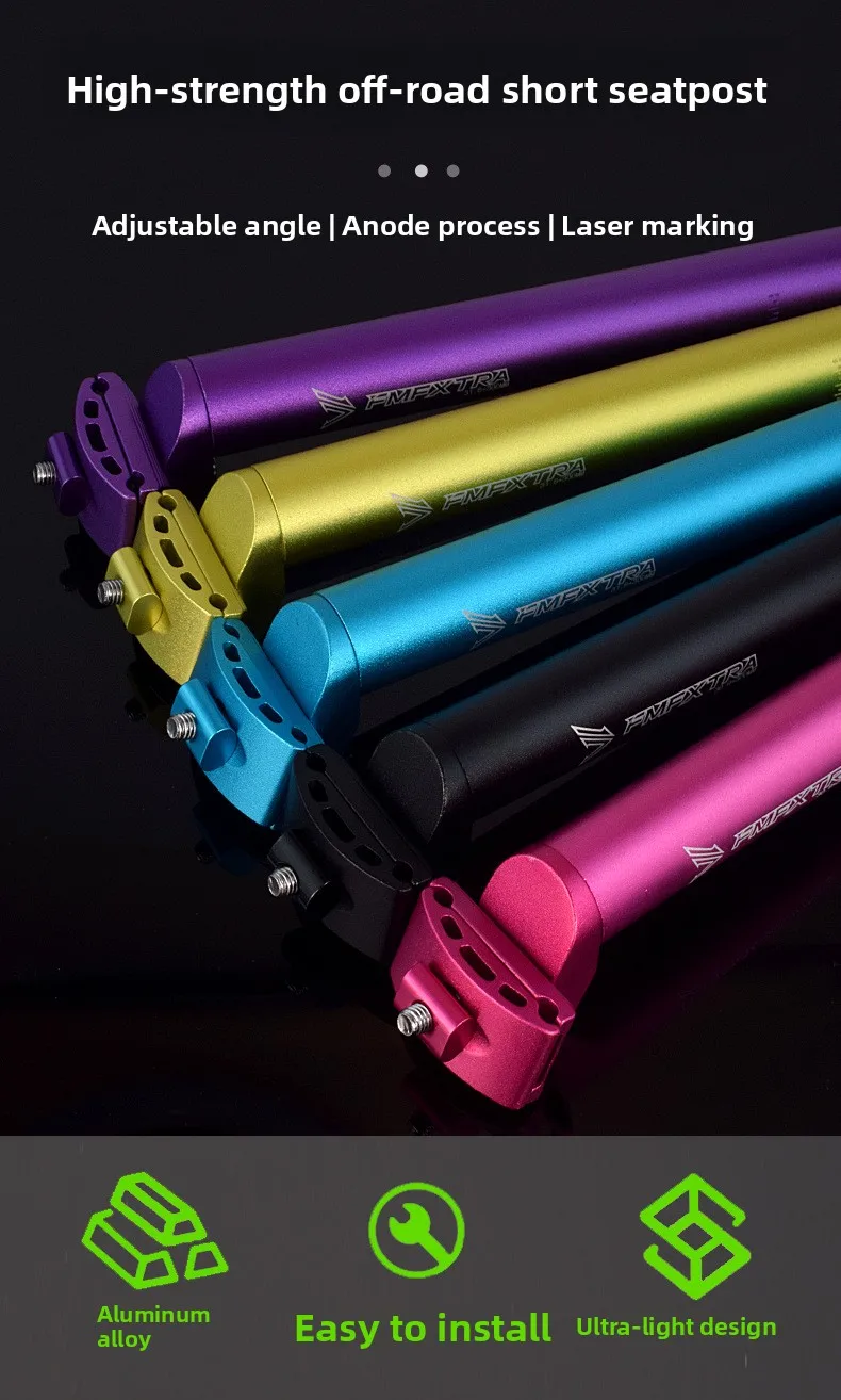 Mountainbike-Sattelstütze Fahrrad-Sattelstütze Aluminium-Sattelstütze 30,9 Sattelstützenlänge 31,6 Fahrrad-Sattelstütze 30mm – Detail 1