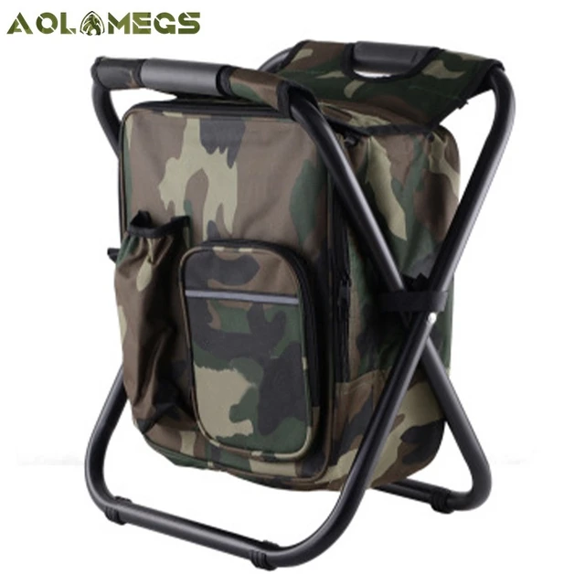 Portable Backpack Folding Camping Fishing Chair Stool Picnic Bag Hiking  Pouch - AliExpress