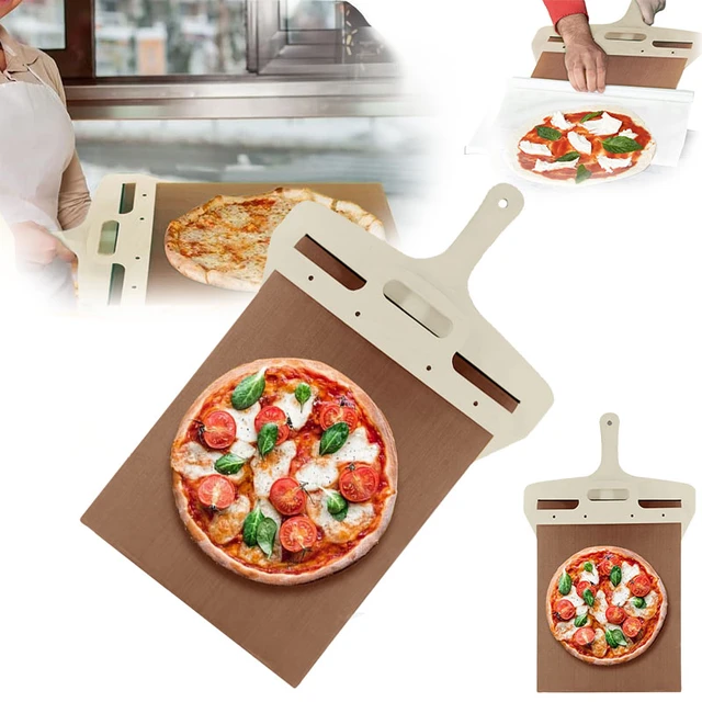 Sliding Pizza Peel Perforated Shovel Paddle Non Stick Spatula With Hang  Hole Turning Peel For Ovens Restaurant Home Kitchen Tool - AliExpress