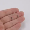 100pcs/lot Stainless Steel DIY Earrings Hooks Gold Silver Color Jewelry Handmaking Accessories 2