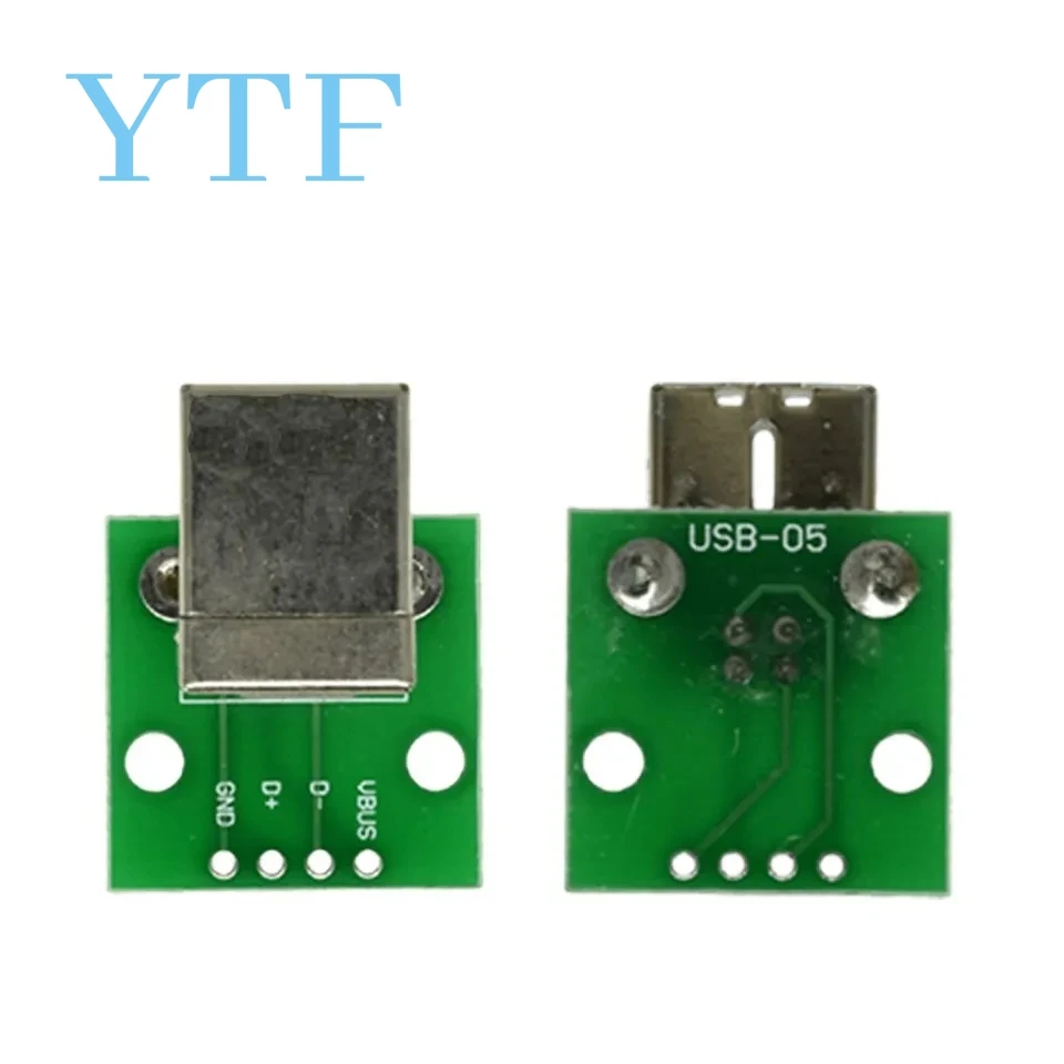 10pcs Micro Mini TYPE-C USB A B Connector Interface to 2.54mm DIP PCB Adapter Breakout Board Power Adapter Development Board GPIO Header Connector