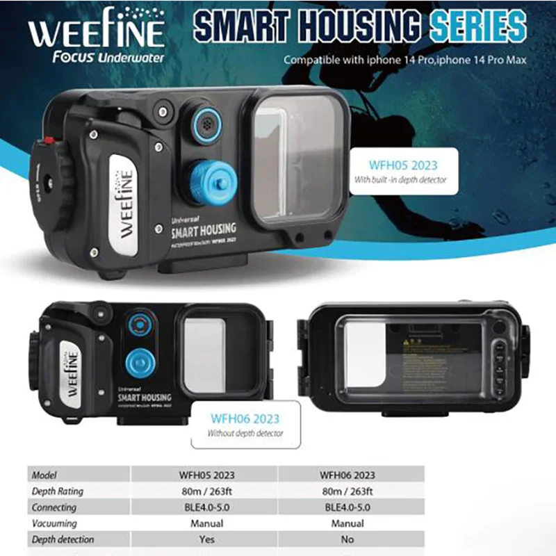 スマートフォン用 防水ハウジング <br>WEEFINE <br>WFスマート 