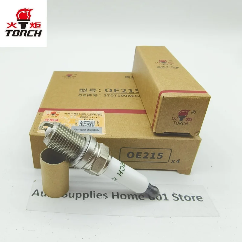 4/6pcs Original TORCH OE215 3707100XEG08B Iridium Spark Plug For
