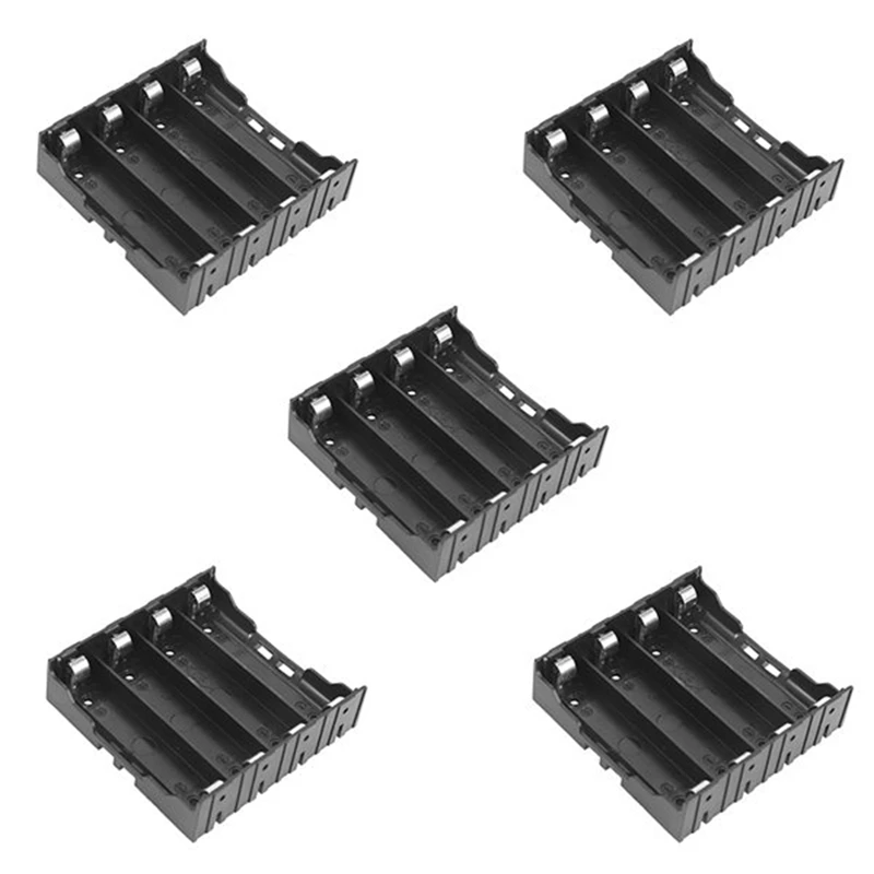 

30X Battery Holder Box Case Black For 4X 13.7V 18650 Battery