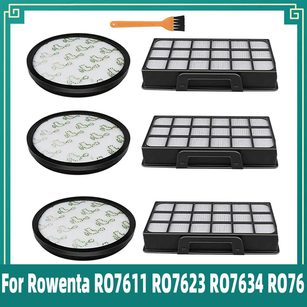 For-Rowenta-RO7611-RO7623-RO7634-RO76-Vacuum-Cleaner-Hepa-Filters ...