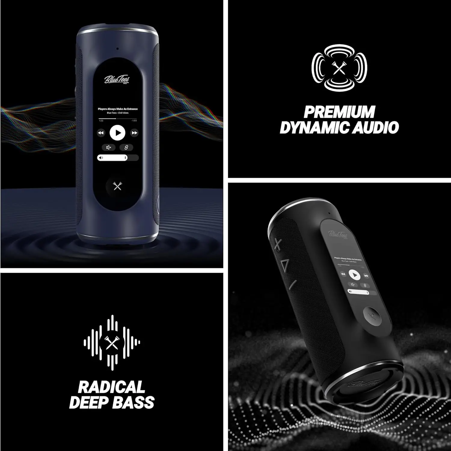 Touch Screen Display-10+ Hours Battery-Visual + Audible Distance, Hazard Distance