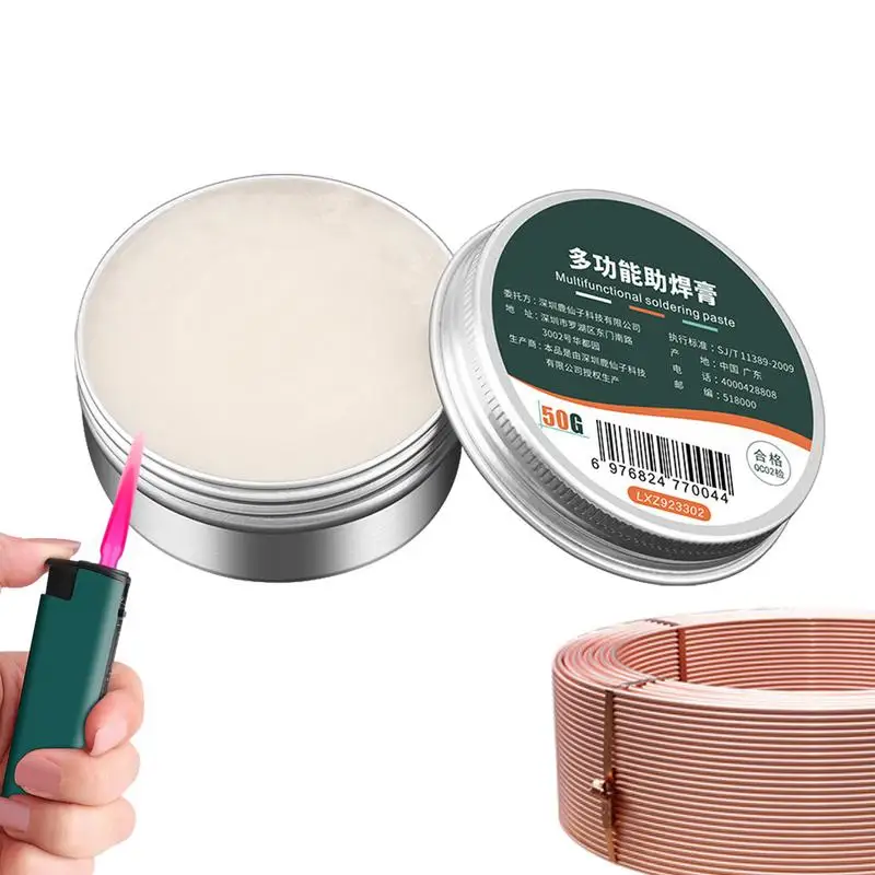 

Solder Flux For Stainless steel/Nickel/copper Soldering Paste for Metal 20g Solder Flux paste Safe Welding Soldering Tool