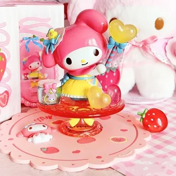 Authentic Sanrio Melody Afternoon Tea Series Blind Box Handmade Toys, Cute Toys, Home And Office Car Decorations 1