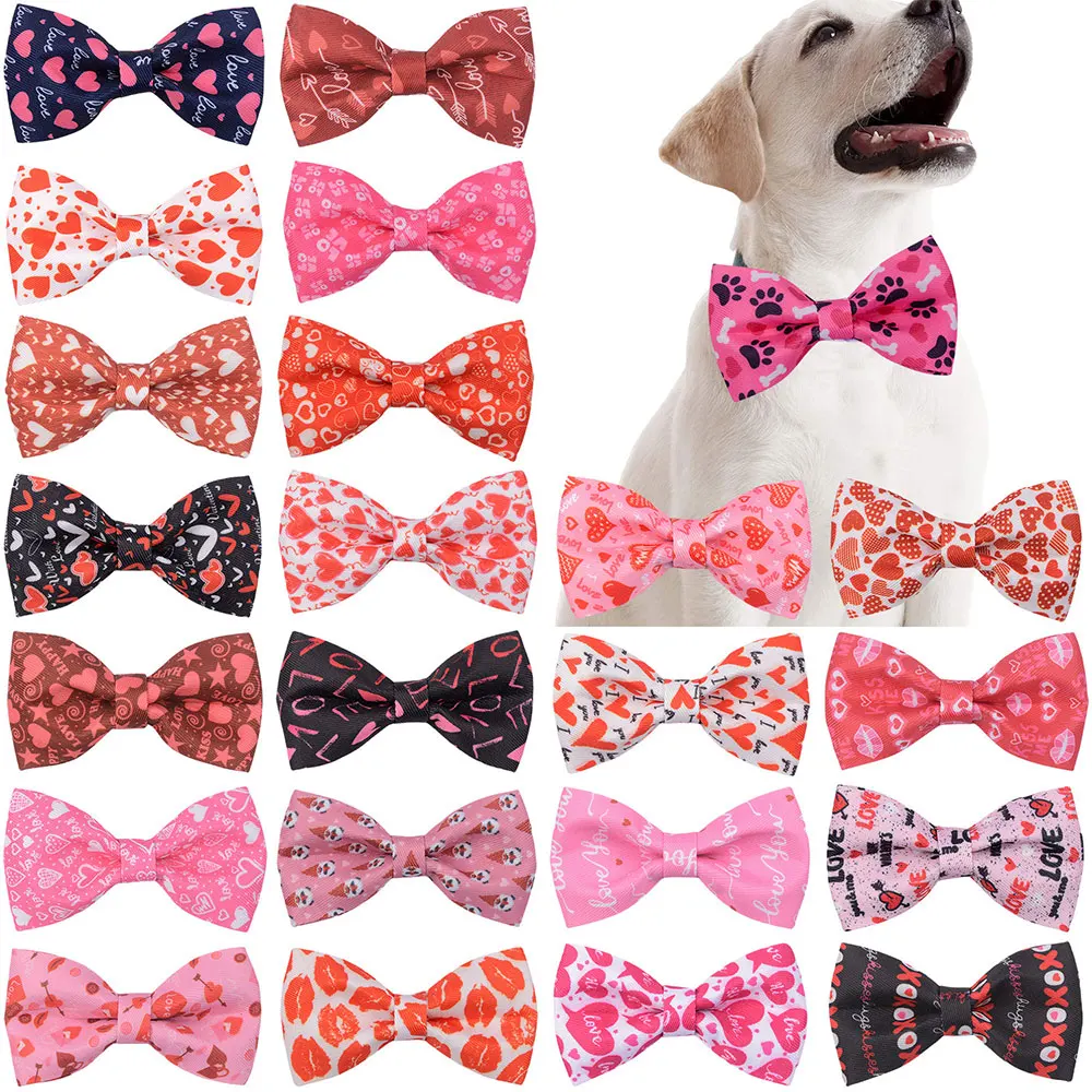 

Аксессуары для собак, 50 шт., эластичные съемные банты, цветочные банты для кошек и собак