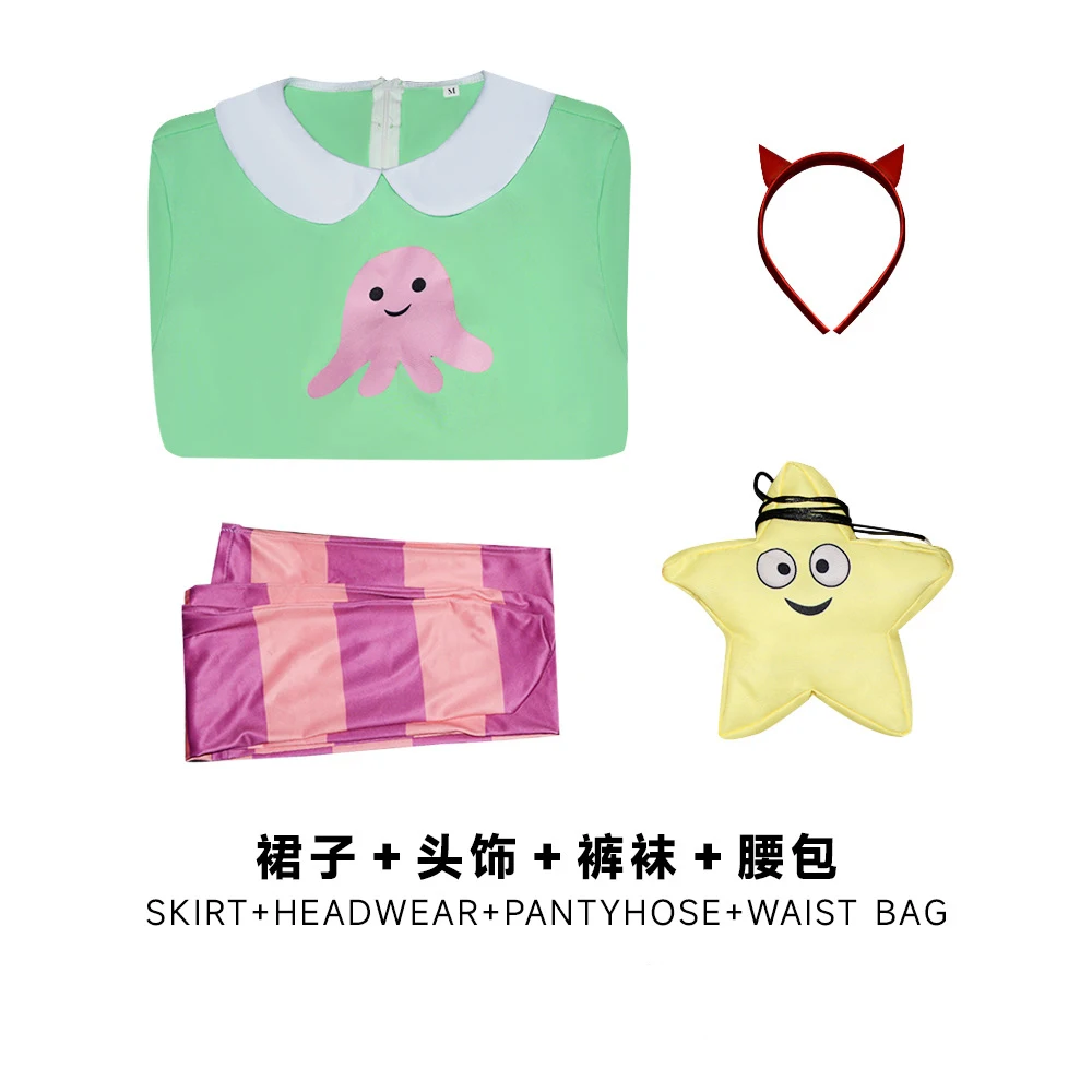 Star Butterfly | Star vs. the Forces of Evil Star Butterfly Green Cosplay Costume 55 Star vs. the Forces of Evil Star Butterfly Cosplay Costume for Women (Unofficial)