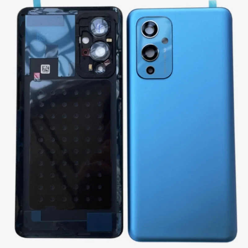 OnePlus 9 Pro 배터리 커버 유리 패널 후면 도어 하우징 케이스 Oneplus 9 / 9R / 9RT 후면 커버 (카메라 렌즈 포함)용 AAA 글래스