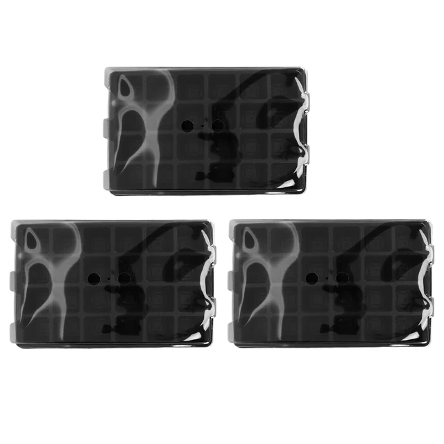 3Set 24 Lyukú Növénynövény Tálca Szaporodási Lélegző Palántát Tányér Kerti Óvoda - Image 5