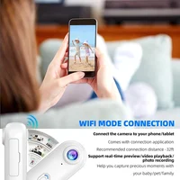 4K Mini WiFi Action Camera Thumb POV Camera Portable Body Cam Wearable Sports Camera with Waterproof Case Cycling Travel - Image 2