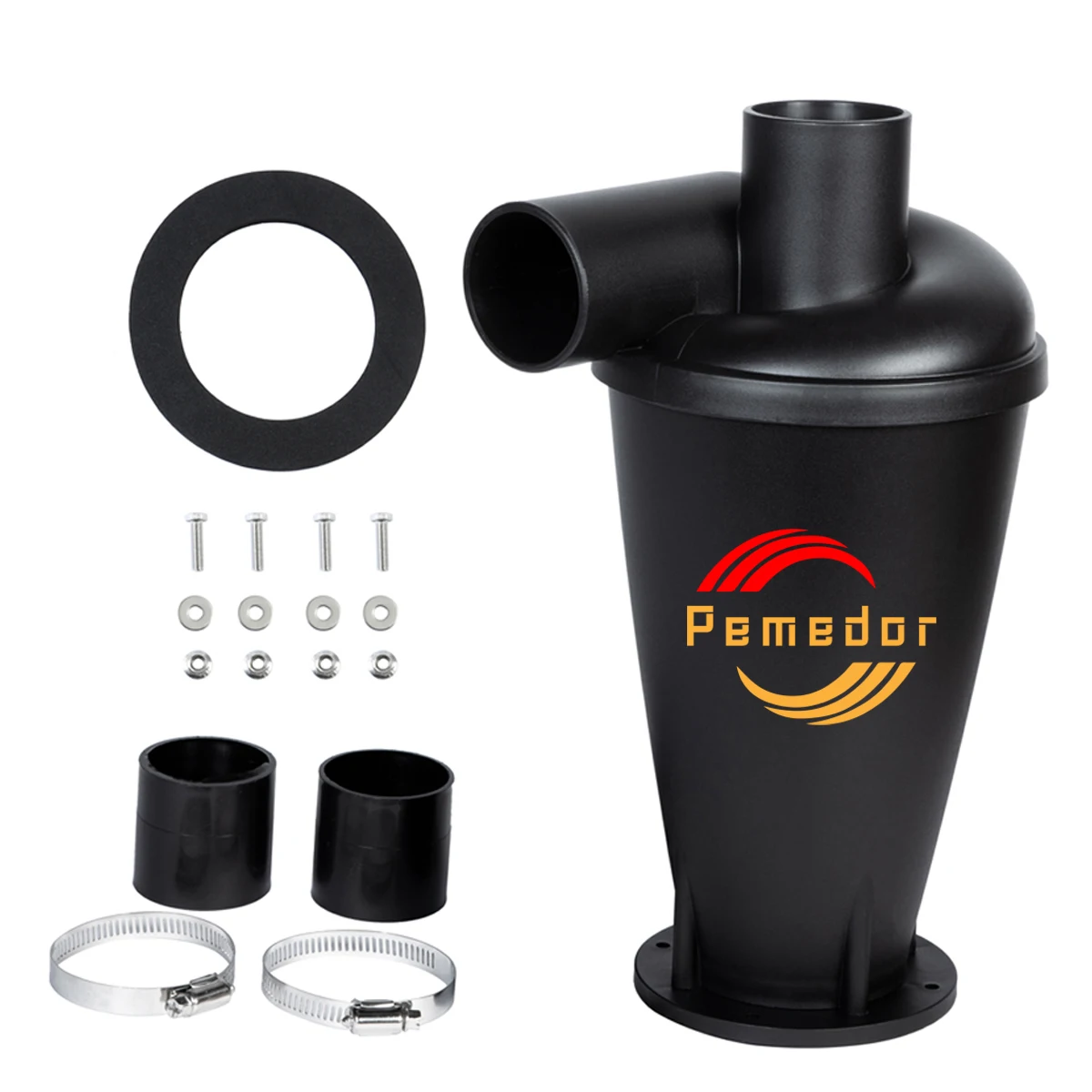 Dust Cyclone Collection DIY Turbocharged Woodworking Filter Industrial Separator Collector Canister Vacuum Cleaning Flange Base