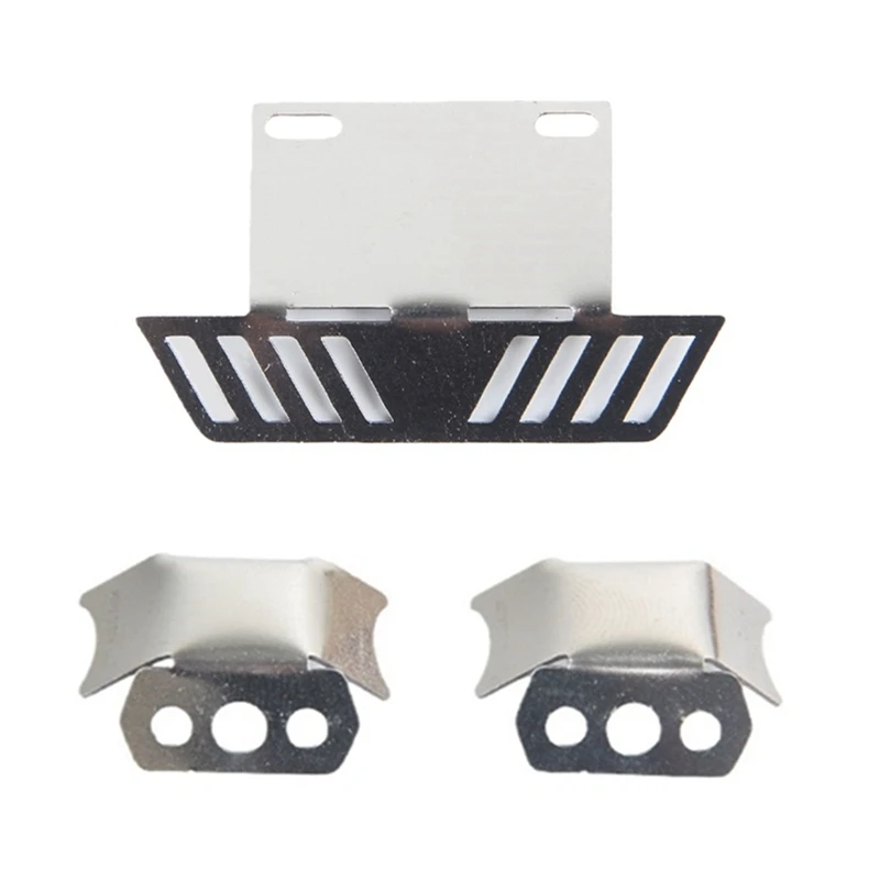 

3Pcs Metal Chassis Armor Axle Protector Skid Plate For Xiaomi Jimny XMYKC01CM 1/16 RC Car Upgrade Parts Accessories-Drop Ship