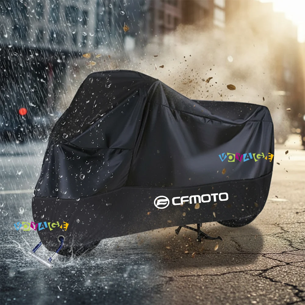 Premium Waterproof Outdoor Motorcycle Cover - UV Protection & Dust/Rain Shield