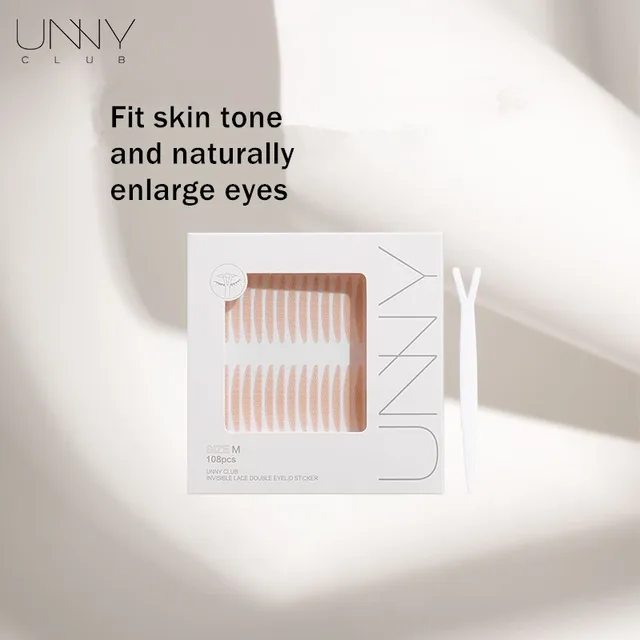 2024 U N N Y Invisible Double Eyelid Tape Sticker Long Lasting Double-Fold Self-Adhesive Paste Beauty Big Eye Tools 4