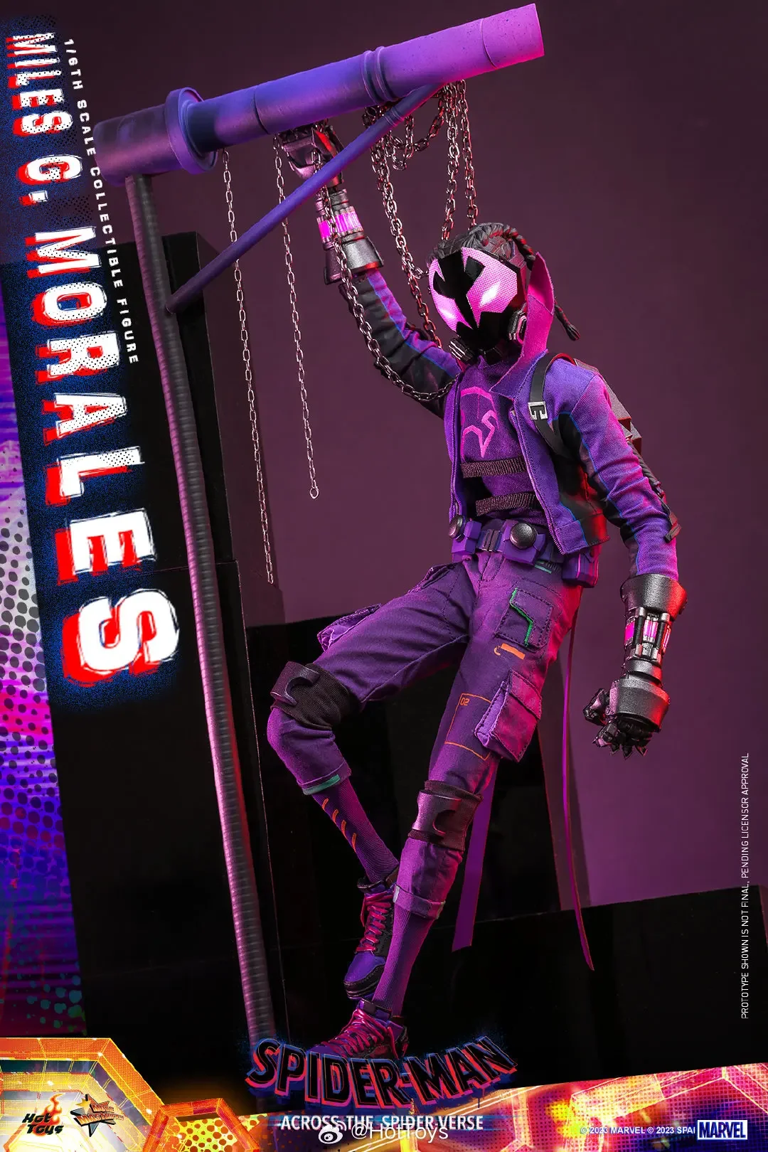 Hot Toys HT MMS725 SpiderMan Miles G Morales 1/6 Action