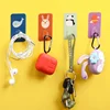 10Pcs Cute Cartoon Crystal Hooks Tableware Hanging Rack Adhesive Hooks Kitchen Multi-Purpose Non Marking Waterproof Strong Hook 4