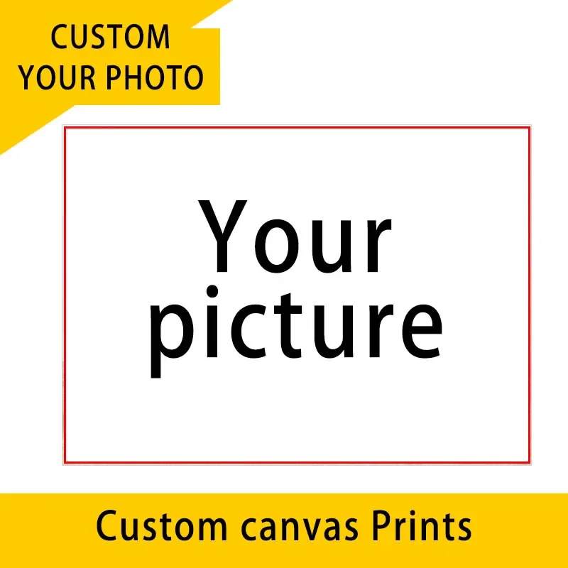 הדפסת קנבס מותאמת אישית פוסטרים מודפסים מותאמים אישית תמונות שלך משפחה חברים תמונת נוף הדפסה